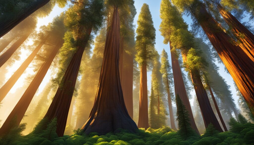 Sequoias gigantes