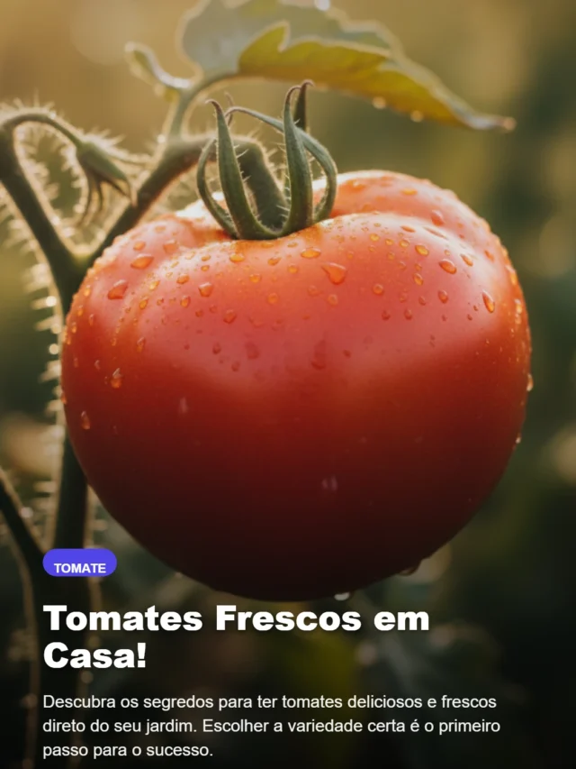 Os 10 Melhores Tipos de Tomates para Plantar no Jardim